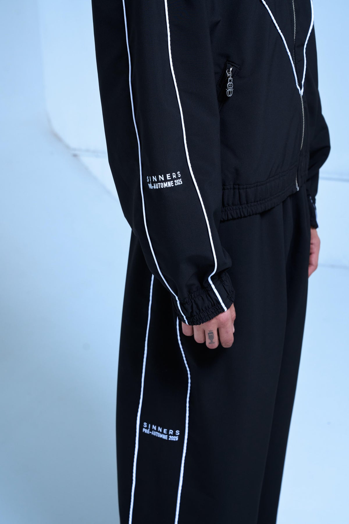 SINNERS BLACK TRACK PANT