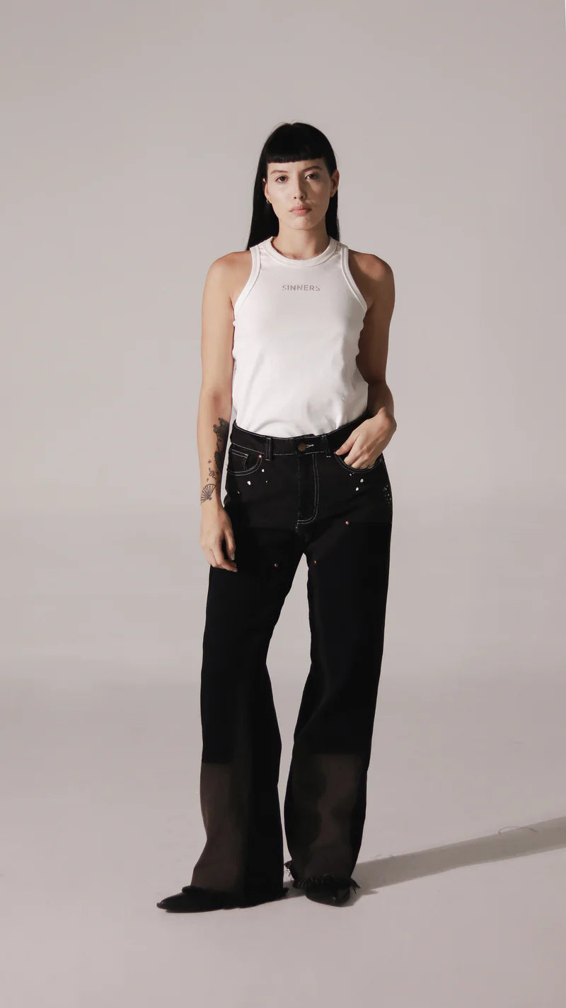 WARDROBE WHITE TANK TOP