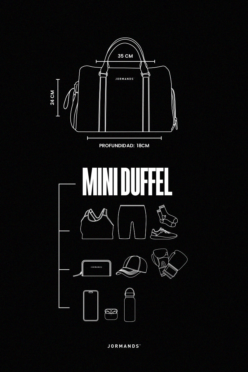 Dark Blue Mini Duffel Bag