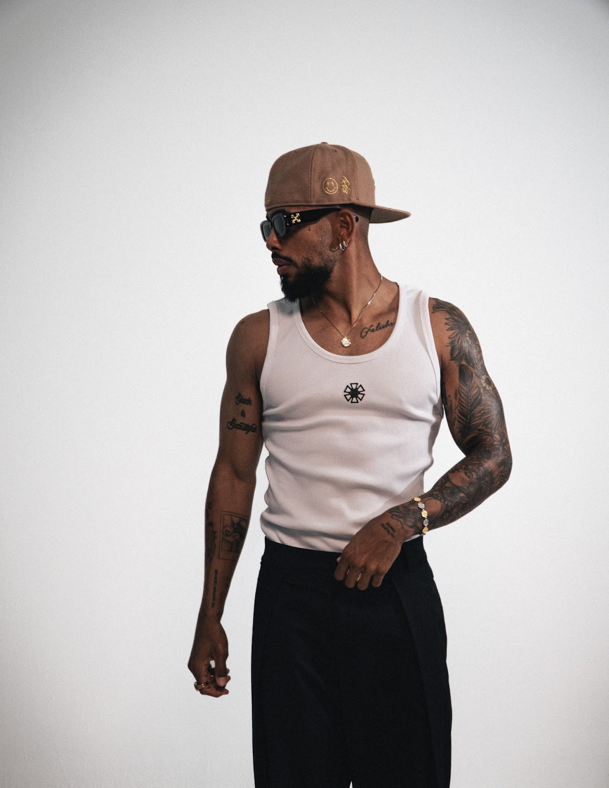 TANK TOP X 2 BLANCO NEGRO J BALVIN