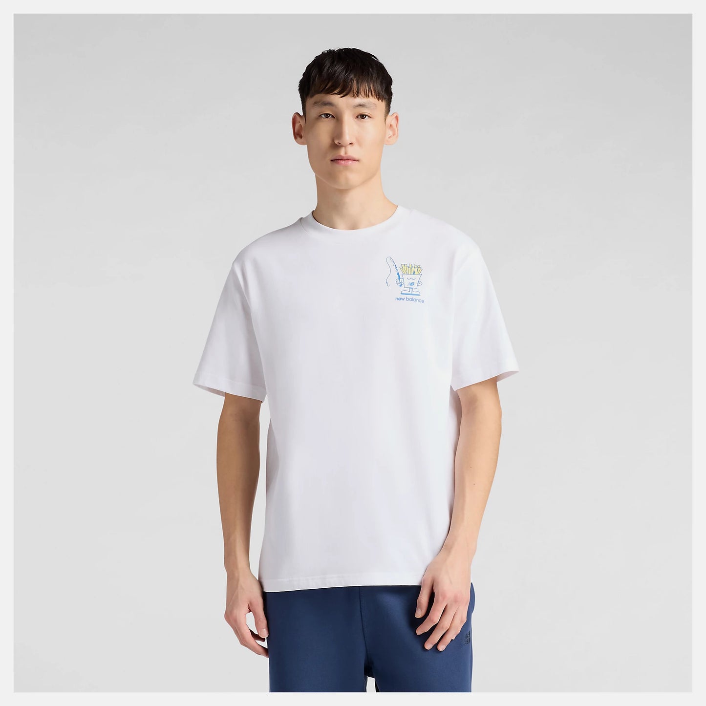 Men's Fish And Chips T-shirt White