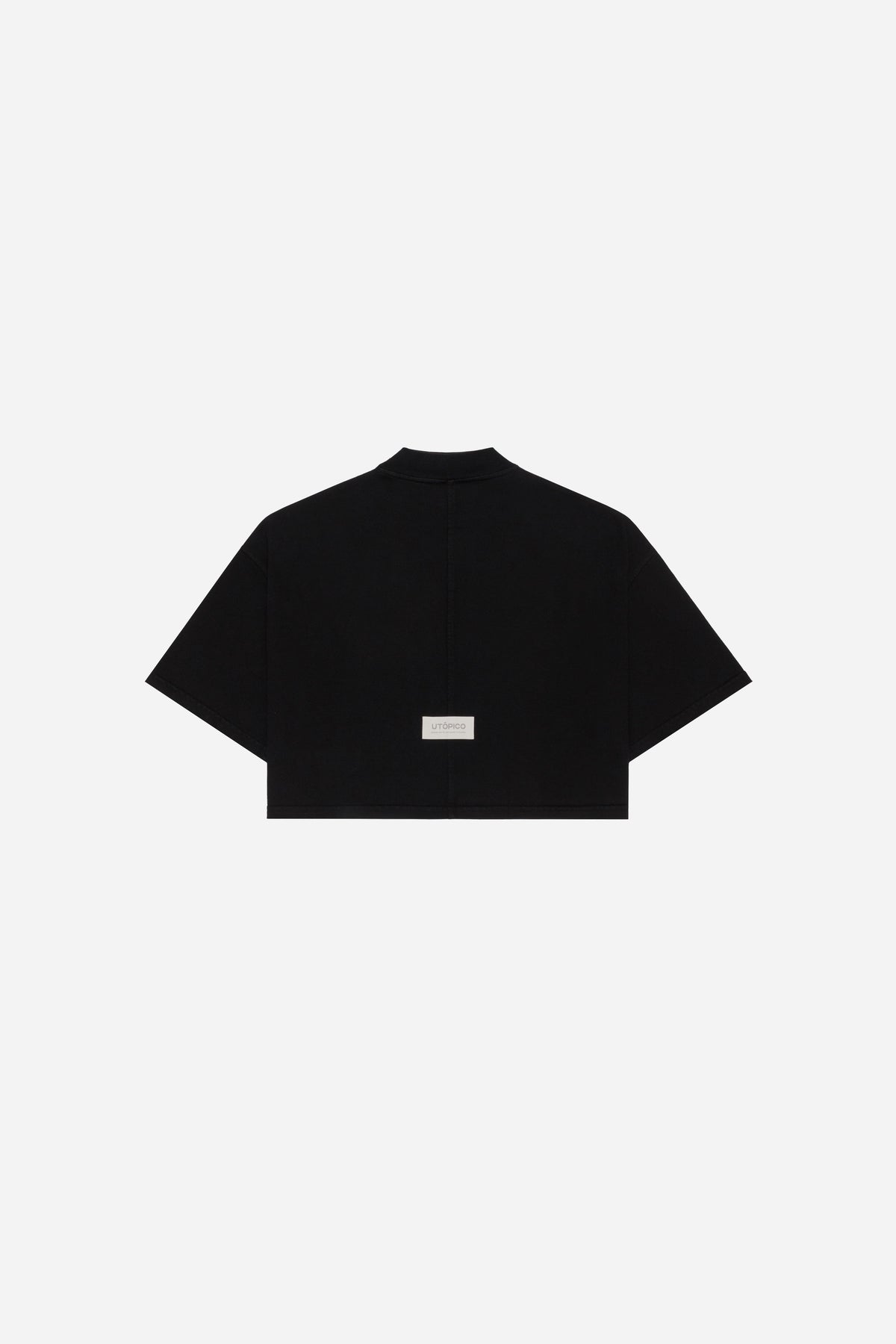 CAMISETA CROPPED - NEGRO