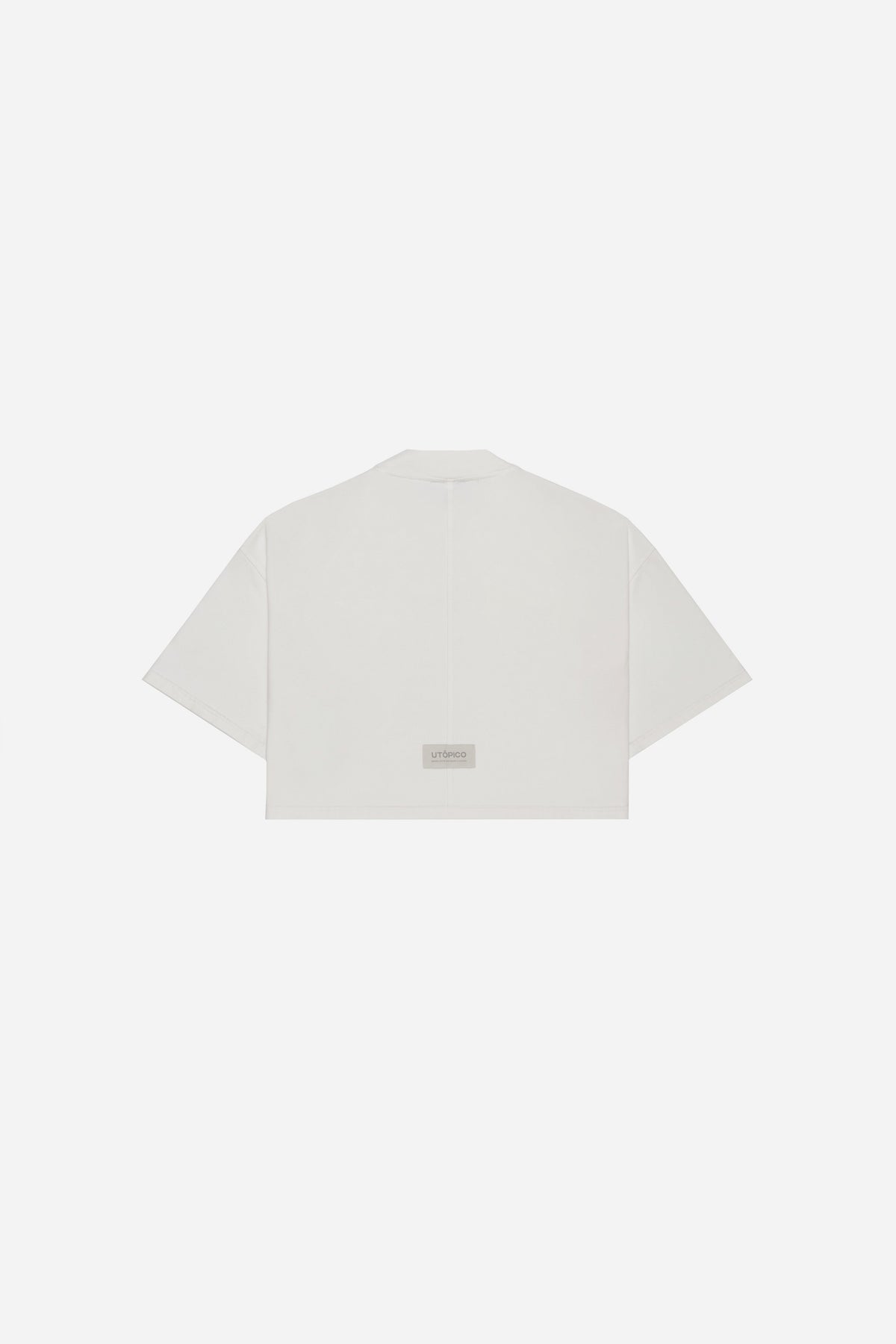CAMISETA CROPPED - MARFIL