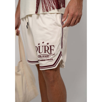 Still Hungry Burgundy Knitted Shorts