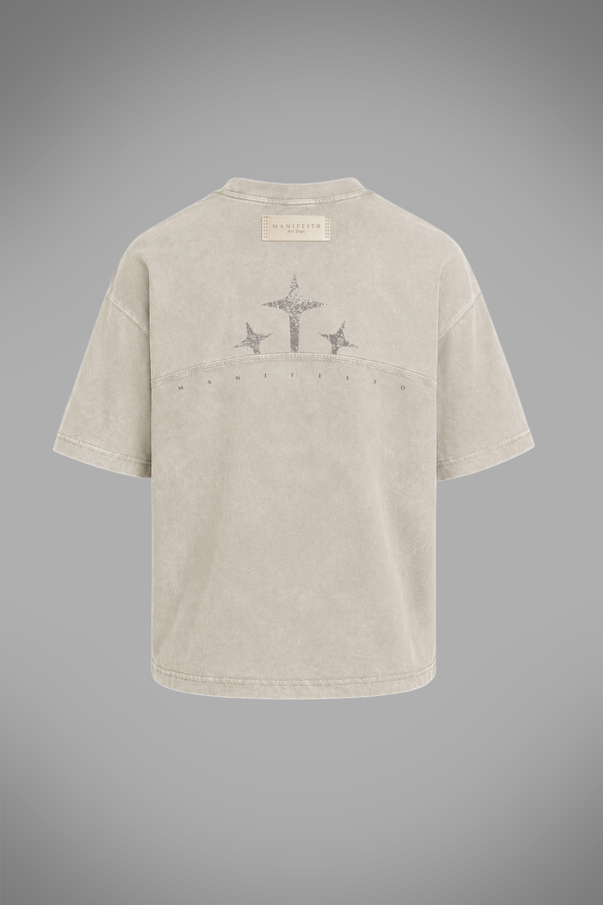 CAMISETA OVERSIZE CRUCETAS MOONBEAN FRAGMENTS