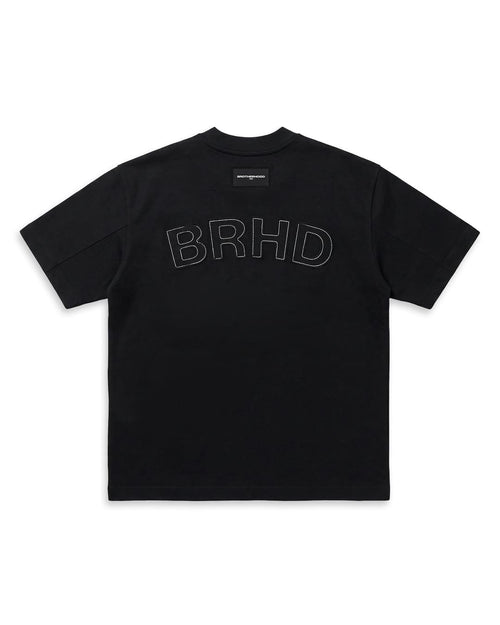LETTERS OVERSIZED TEE BLACK