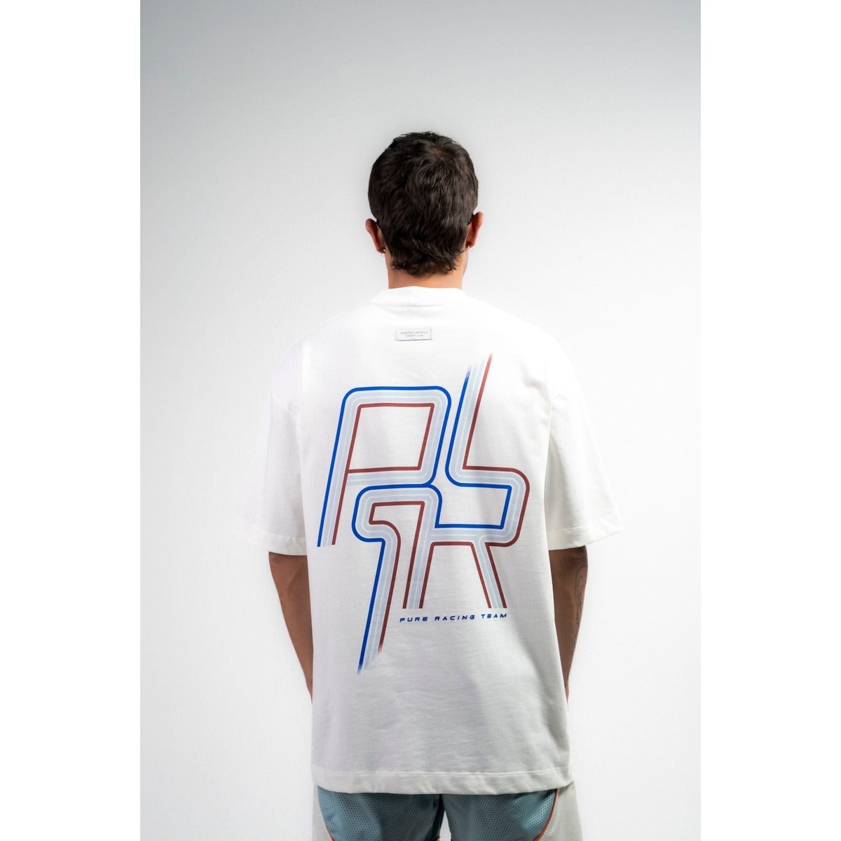 Overdrive Ivory Racing Lines T-Shirt