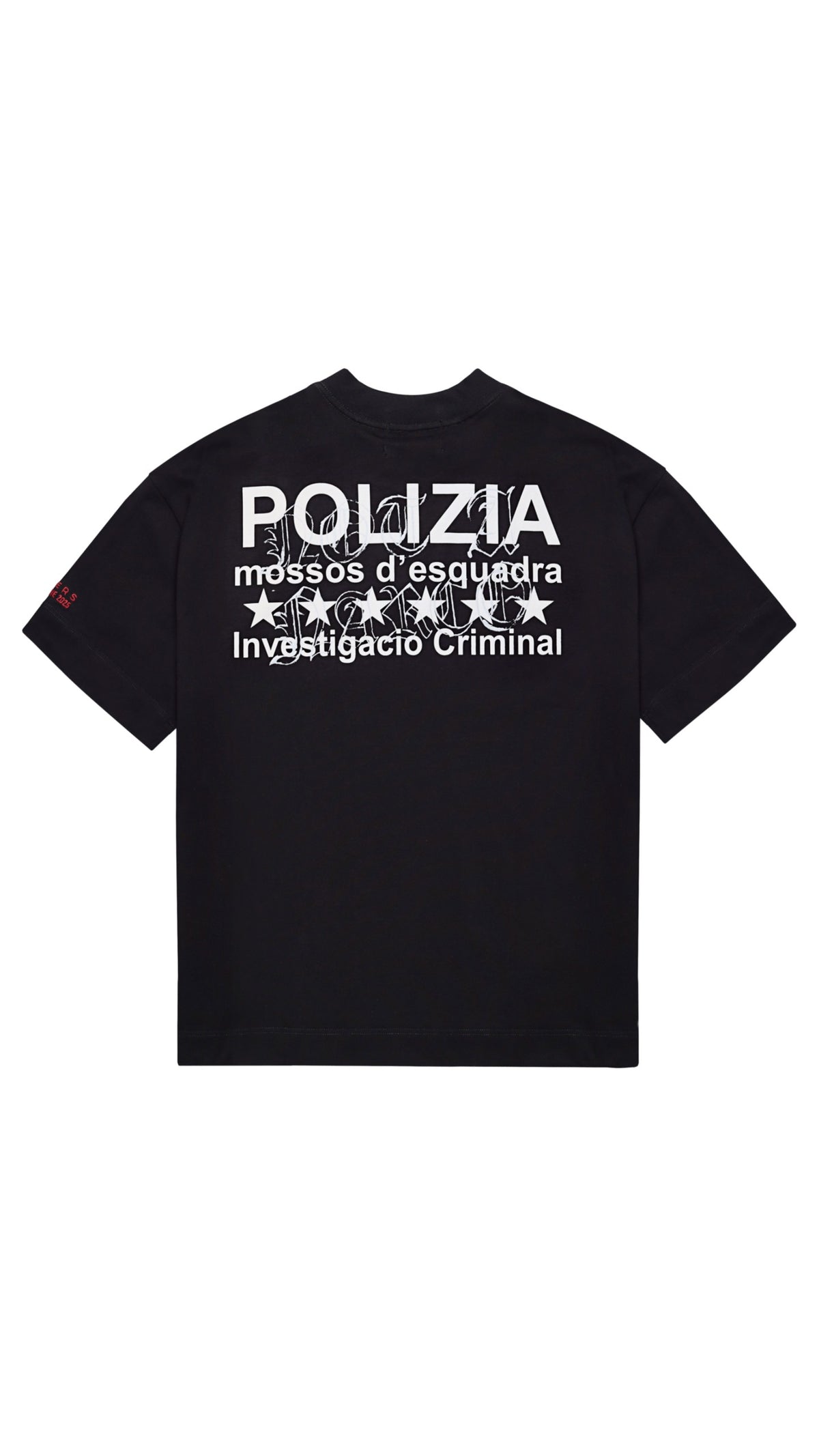 POLIZIA BLACK T-SHIRT