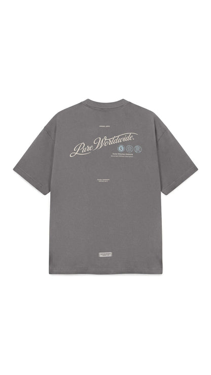 Across The Lines Grey Pure Worldwide T-Shirt