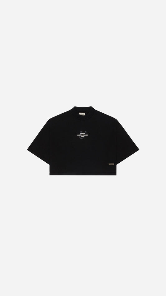 CAMISETA  CROPPED - NEGRO
