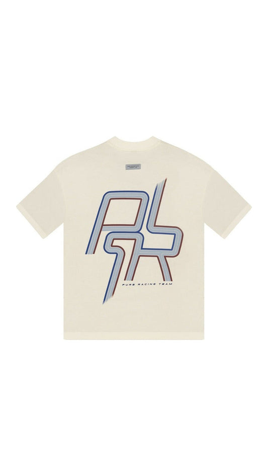 Overdrive Ivory Racing Lines T-Shirt