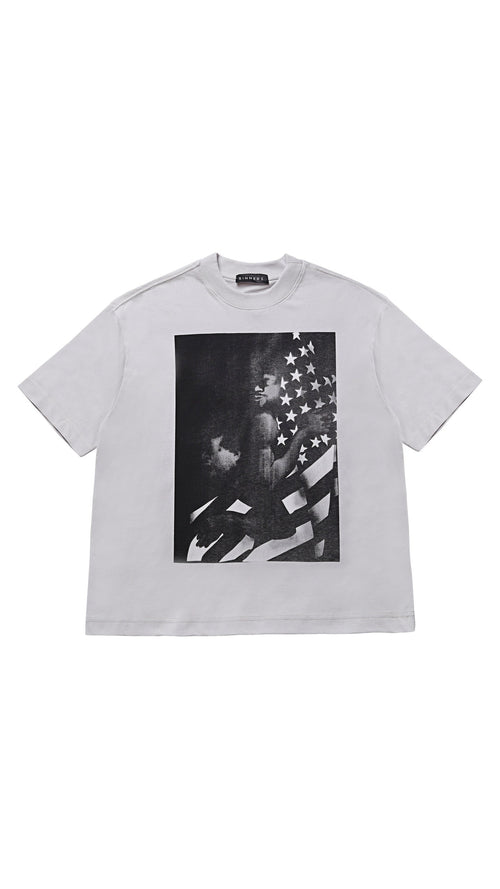 I <3 AMERICA GRAY T-SHIRT