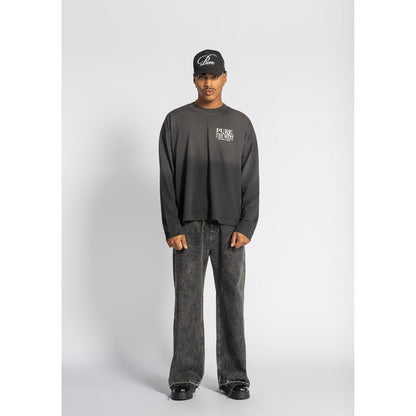 Before The West long sleeve black t-shirt
