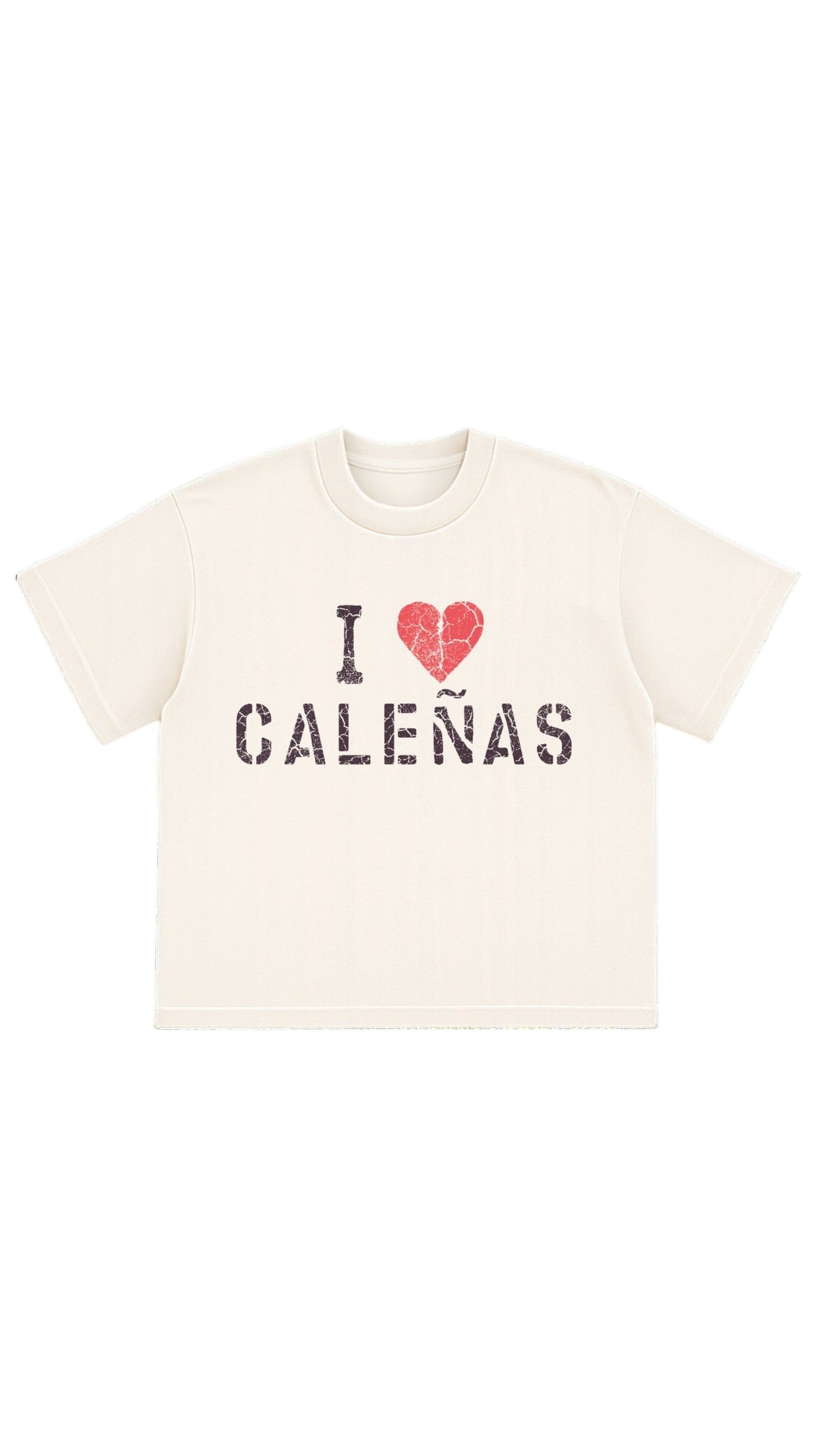 MIXTAPE I <3 CALEÑAS WHITE T SHIRT