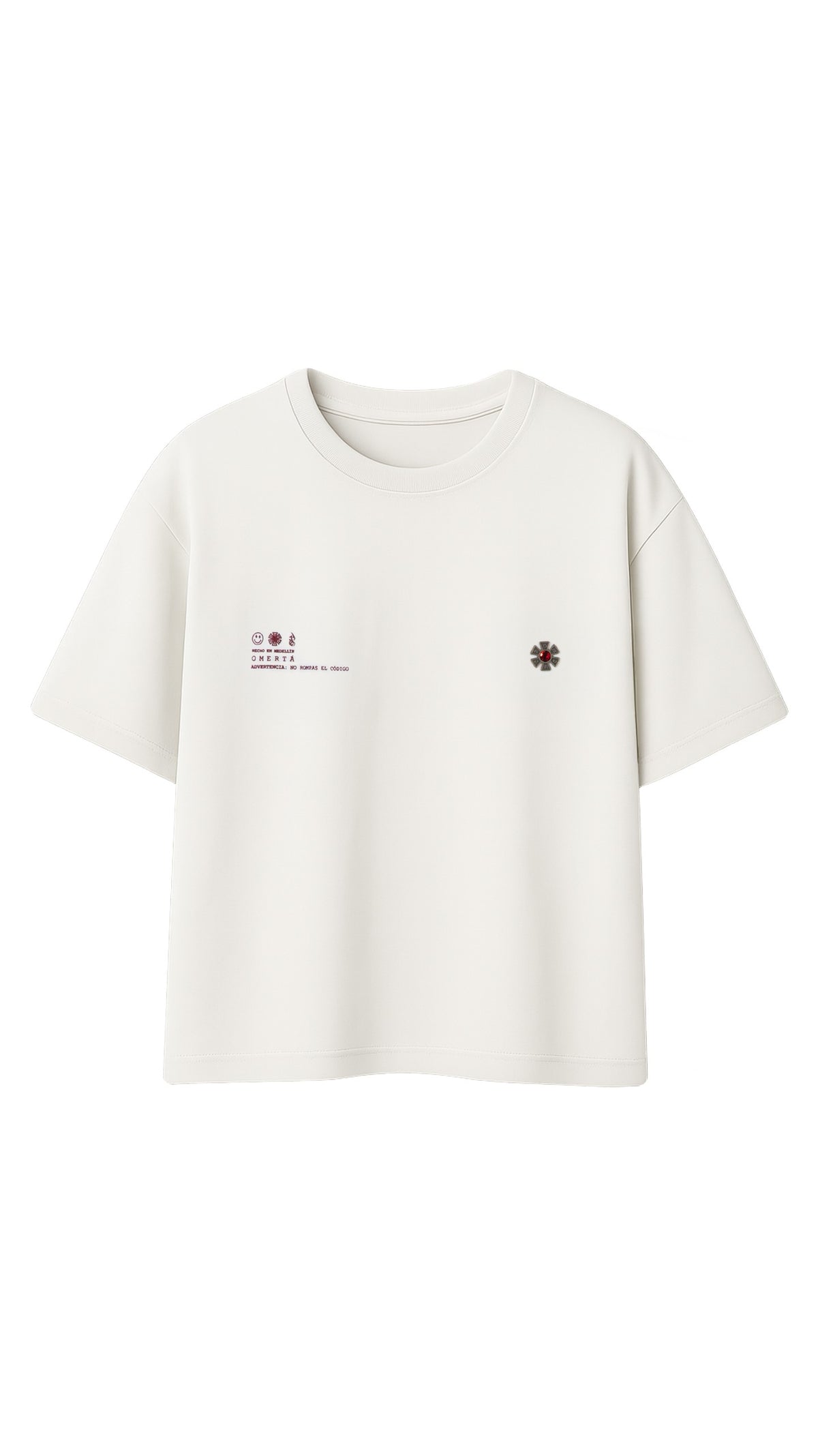 T-SHIRT BLANCO J BALVIN