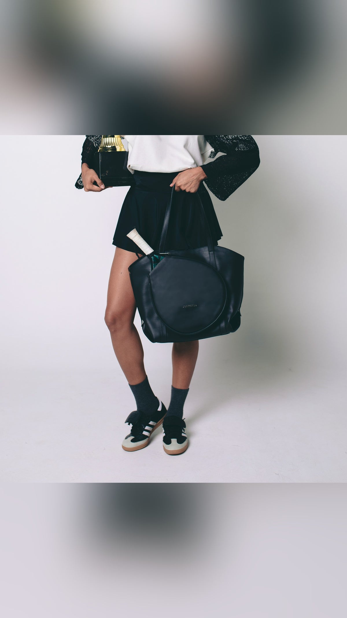 Black Pádel Tote Bag