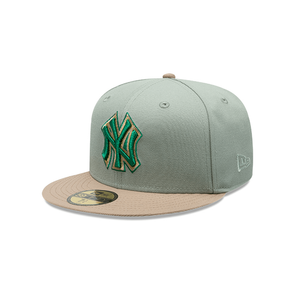 5950 NEYYAN 100 ANNIV EV GREEN CAMEL 7 1/2  Blanco