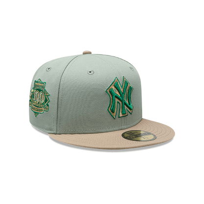 5950 NEYYAN 100 ANNIV EV GREEN CAMEL 7 1/2  Blanco