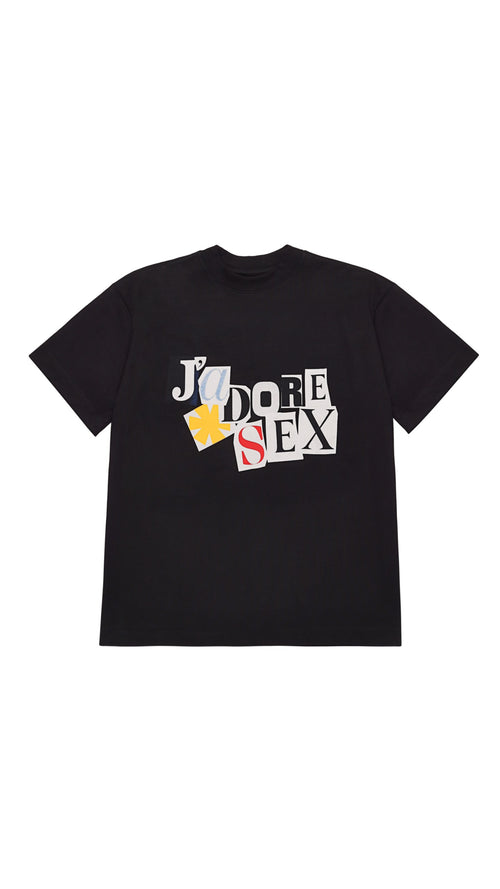 J'ADORE SEX BLACK T-SHIRT