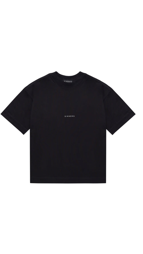 CENTER LOGO BOXY BLACK