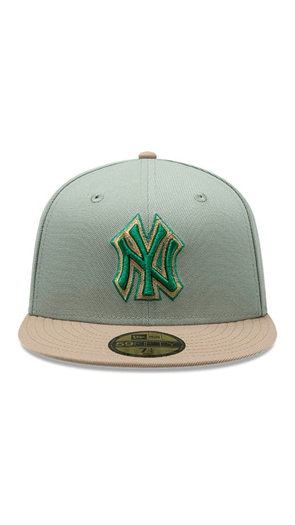 5950 NEYYAN 100 ANNIV EV GREEN CAMEL 7 1/2  Blanco