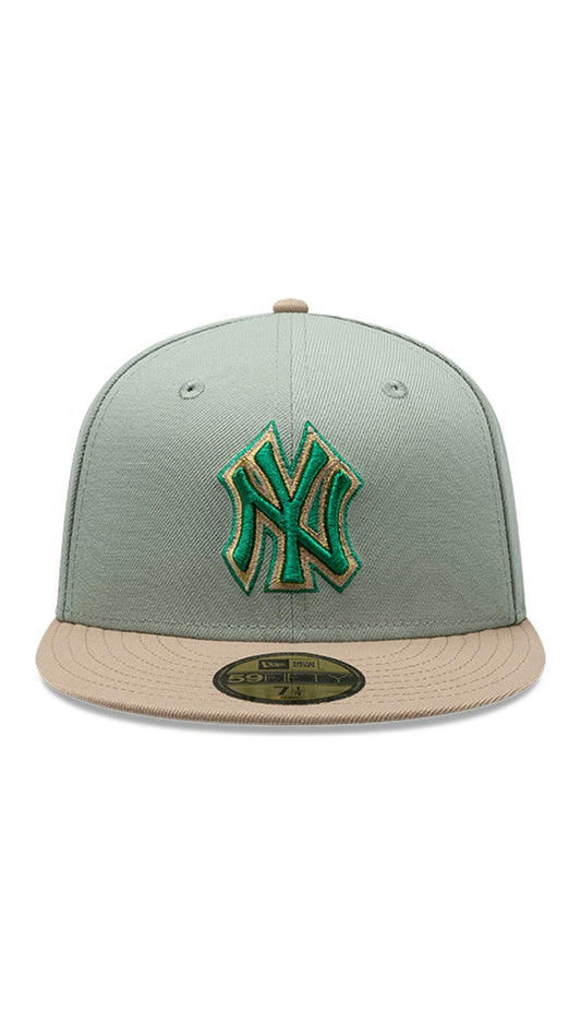 5950 NEYYAN 100 ANNIV EV GREEN CAMEL 7 1/2  Blanco