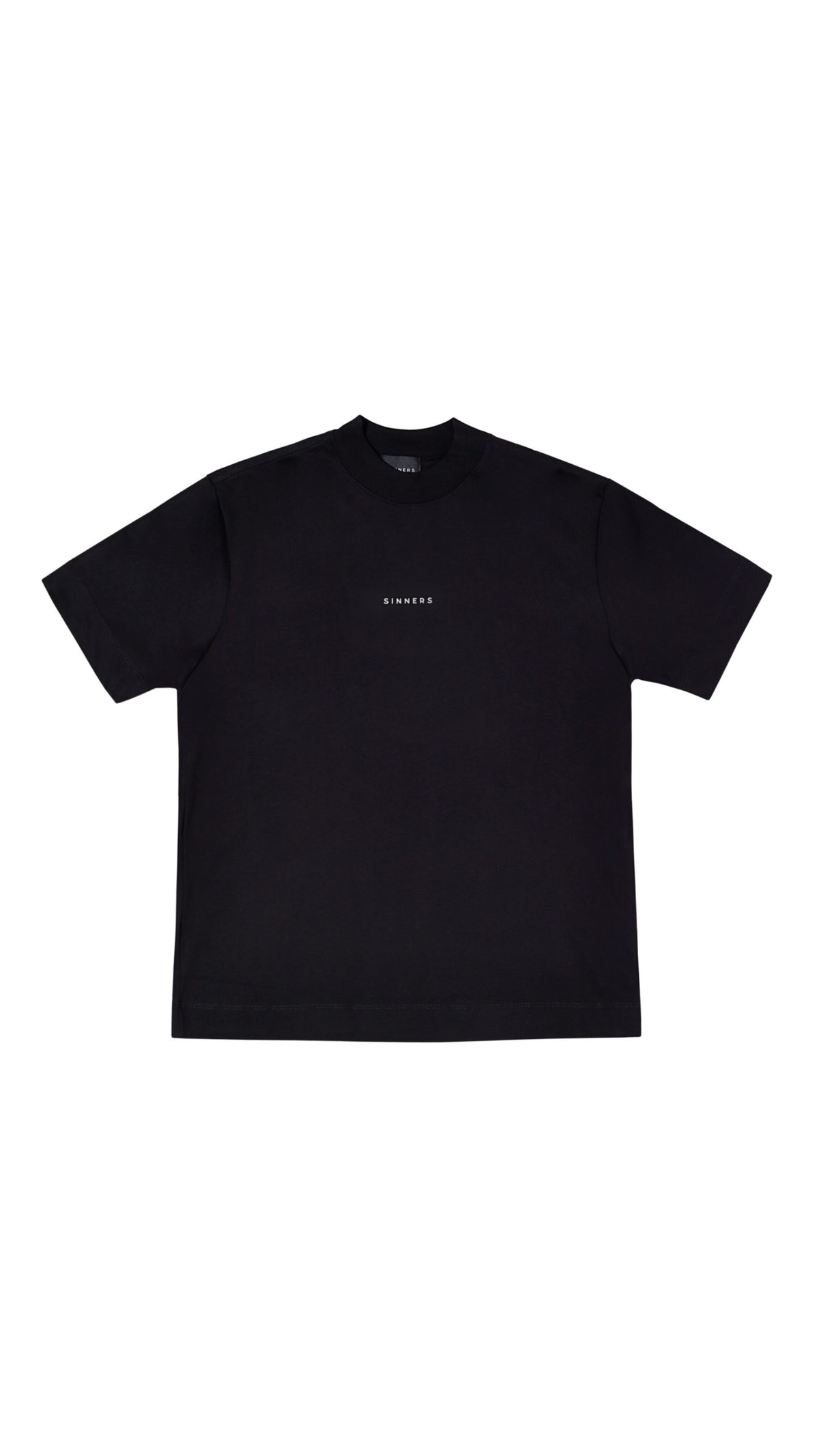 SINNERS LOGO BLACK T-SHIRT