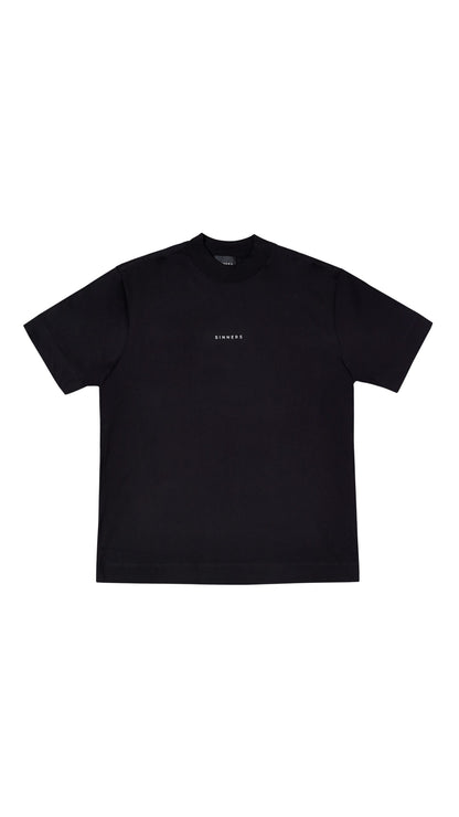 SINNERS LOGO BLACK T-SHIRT