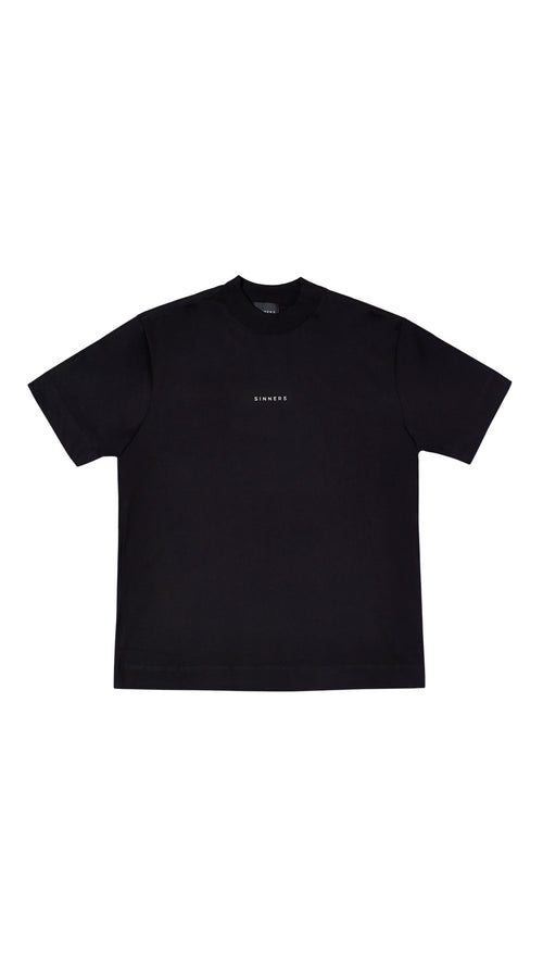 SINNERS LOGO BLACK T-SHIRT