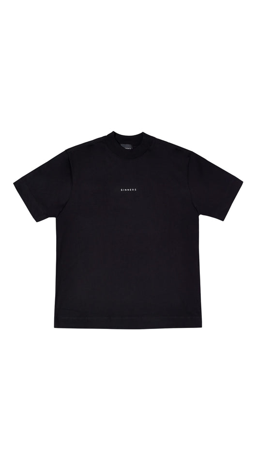 SINNERS LOGO BLACK T-SHIRT