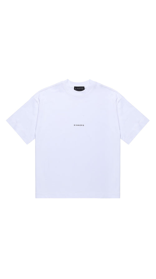 CENTER LOGO BOXY WHITE