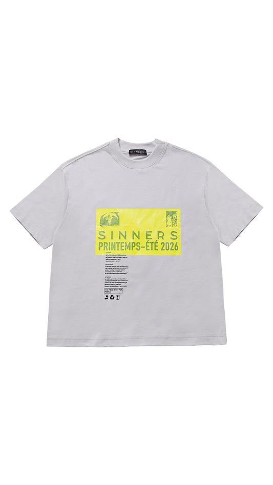 PRE-CAUCION GRAY T-SHIRT