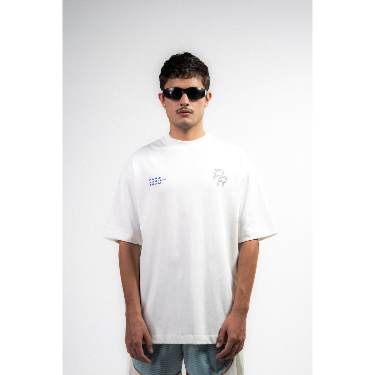 Overdrive Ivory Racing Lines T-Shirt