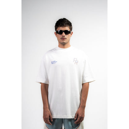 Overdrive Ivory Racing Lines T-Shirt