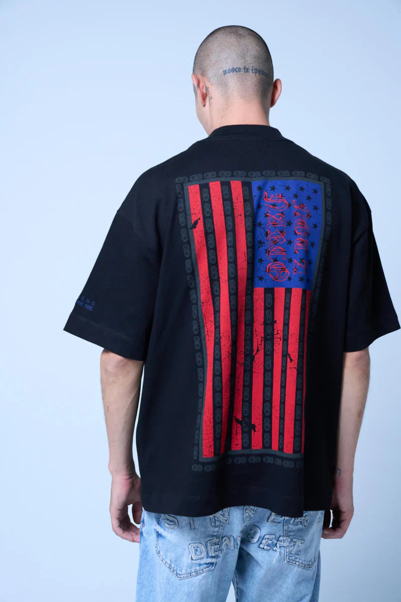 AMERICAN HORROR BLACK T-SHIRT