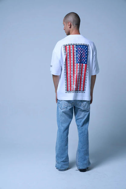 AMERICAN HORROR WHITE T-SHIRT