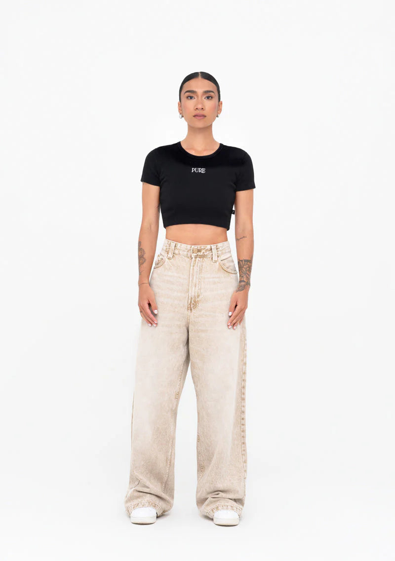 AUREA BLACK CROP TOP
