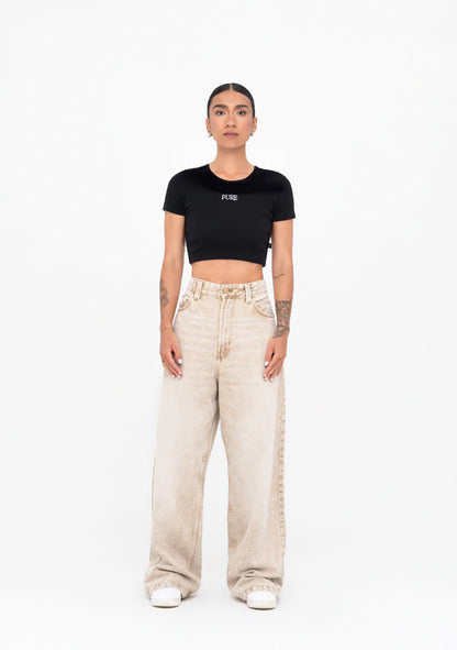 AUREA BLACK CROP TOP