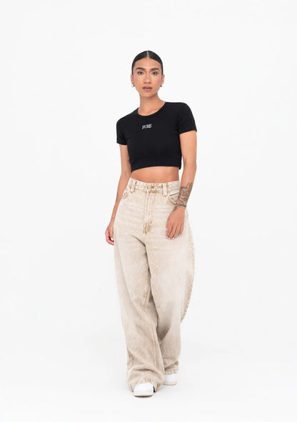 AUREA BLACK CROP TOP