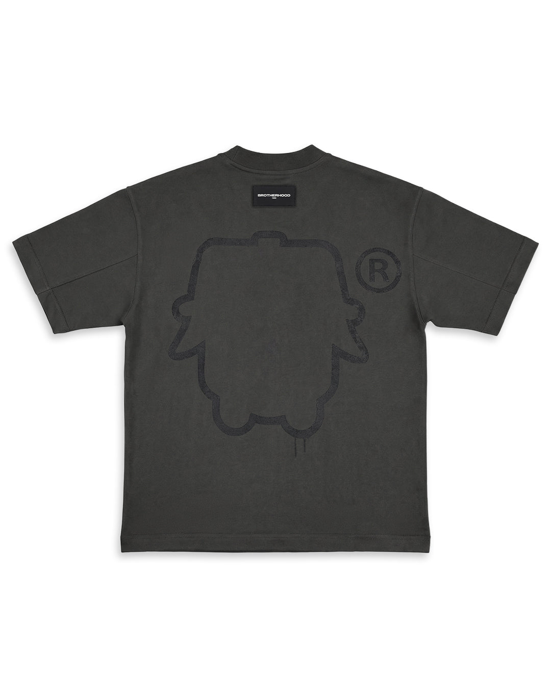 TAG GRAY OVERSIZED TEE
