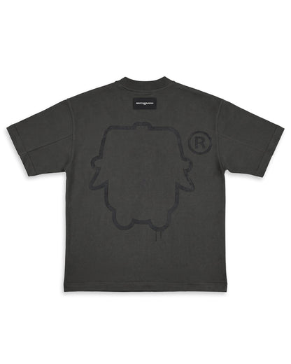 TAG GRAY OVERSIZED TEE