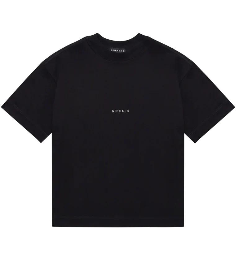 CENTER LOGO BOXY BLACK