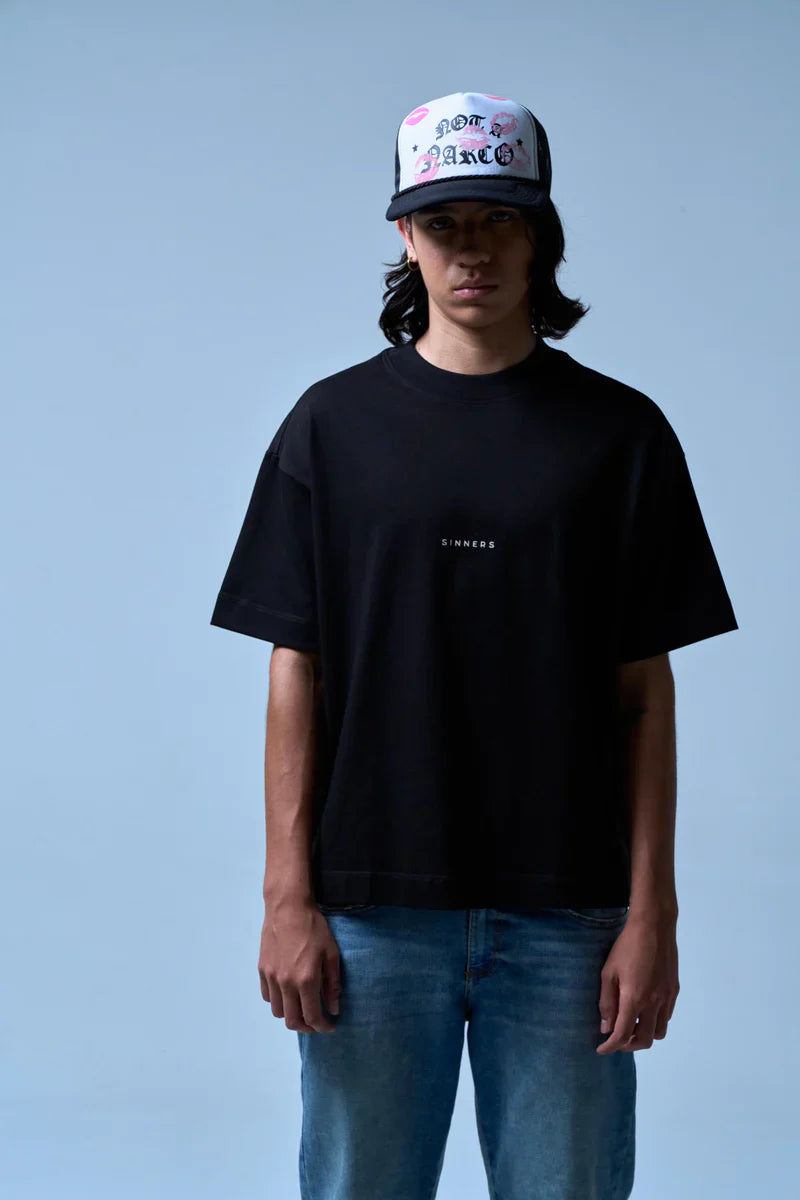 CENTER LOGO BOXY BLACK