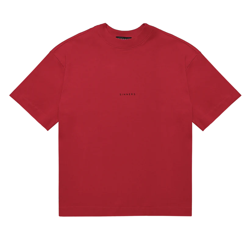 CENTER LOGO BOXY RED