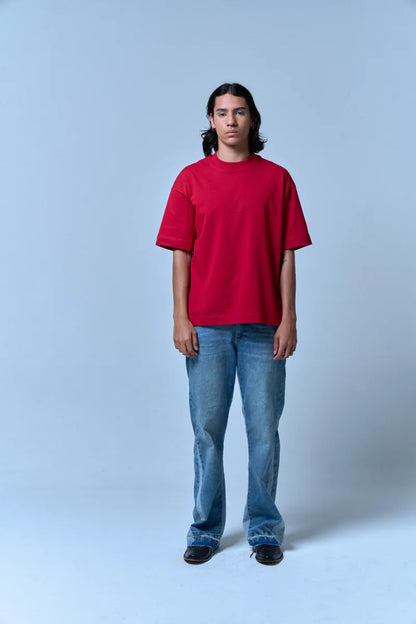 CENTER LOGO BOXY RED