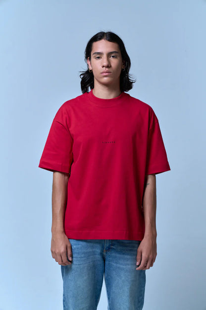 CENTER LOGO BOXY RED