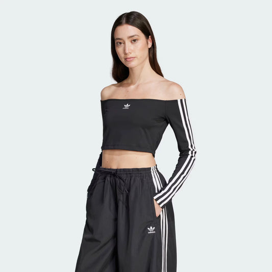 OFFSHOULDER LONG SLEVE NEGRO