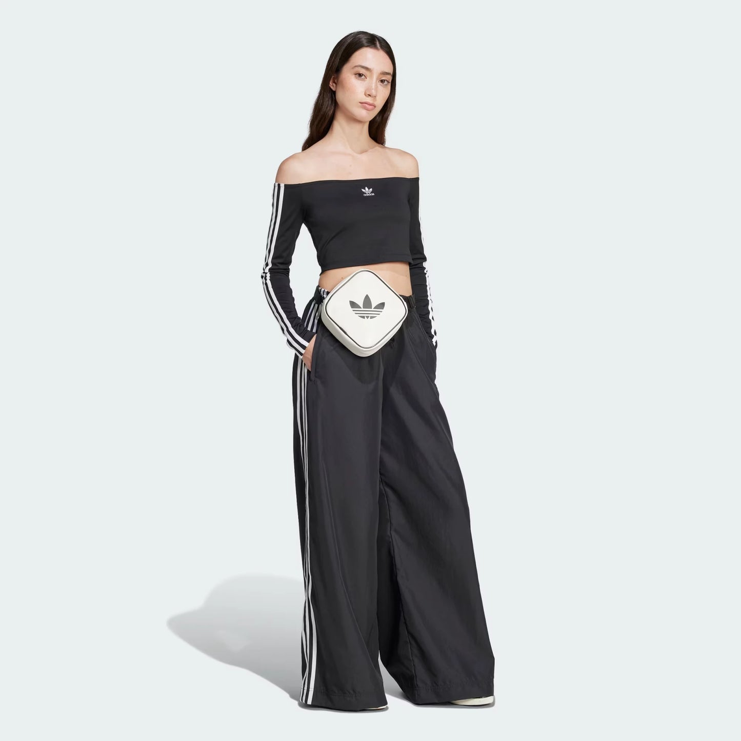 OFFSHOULDER LONG SLEVE NEGRO