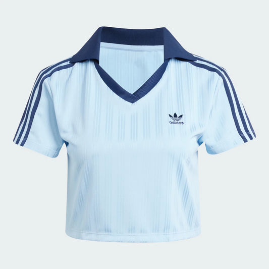 V-NECK POLO FOOTBALL CROP
