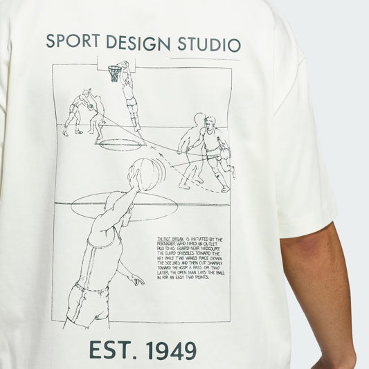 CAMISETA ADIDAS SD GFX MARFIL